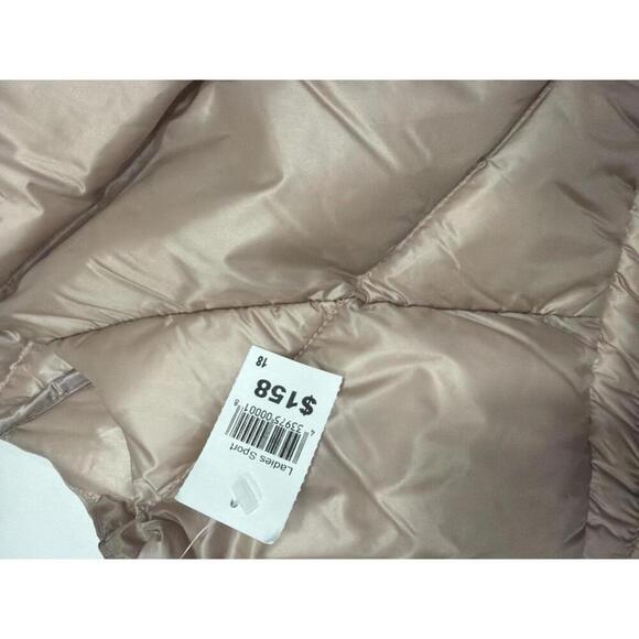 Athleta Women's Goose Down Puffer Vest in Beige, Size M - Picture 5 of 5